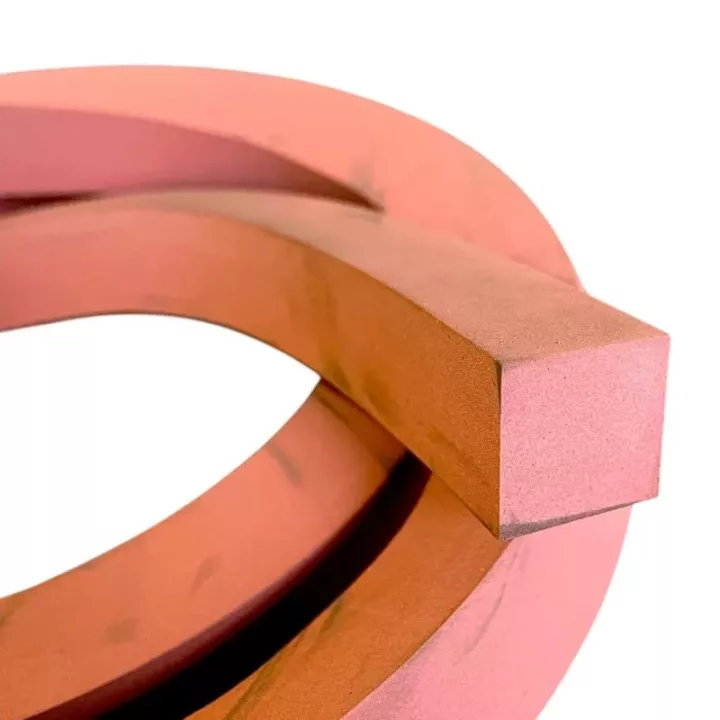 - Joint de ventouse mousse néoprène rouge 20x20 mm bande 2 ml 