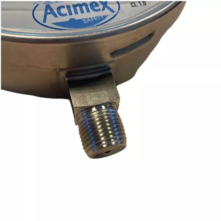 - Vacuomètre Ø160mm RA 1/2"